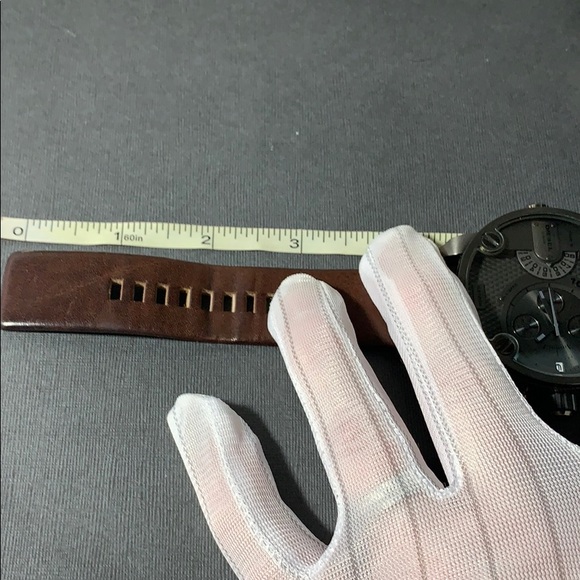 DIESEL LITTLE DADDY DUAL TIME CHRONOGRAPH STEEL - Picture 4 of 10